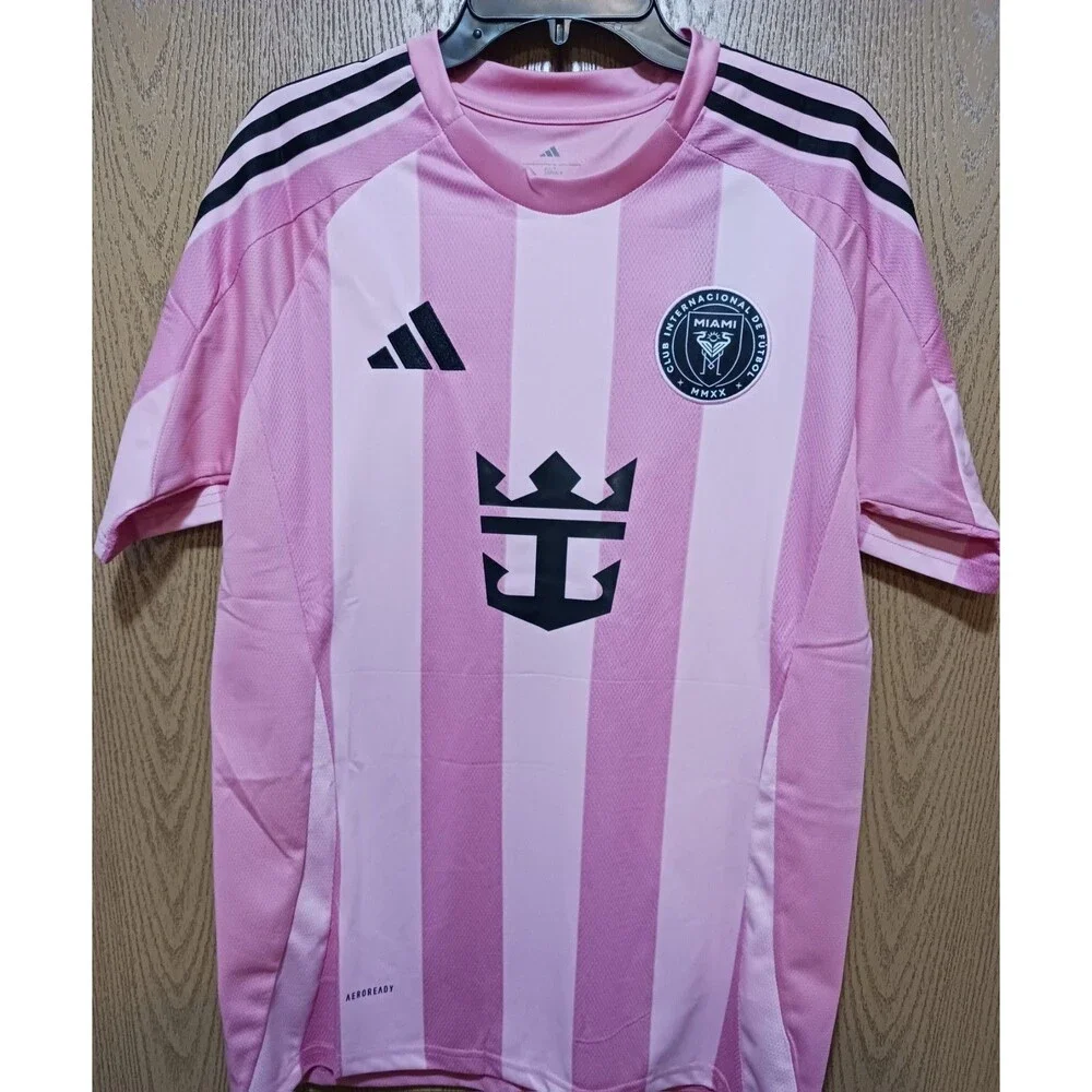 Lionel Messi (Adidas)-(Inter)-(Miami)-(Pink)-(Jersey)-(New)-(Size:L)-$98.00 - Picture 3 of 11